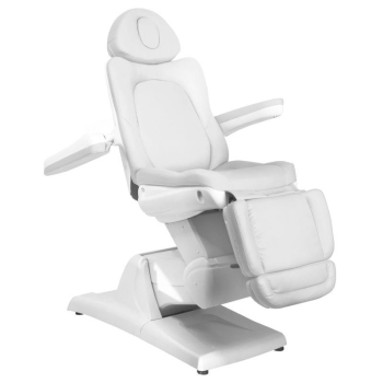 ActivShop FOTEL KOSMETYCZNY ELEKTR. AZZURRO 870 3 SILN. BIAŁY